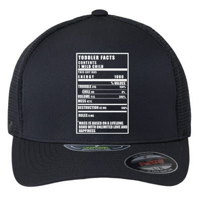 Toddler Nutrients Facts Flexfit Unipanel Trucker Cap