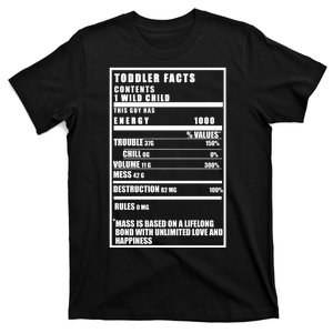 Toddler Nutrients Facts T-Shirt