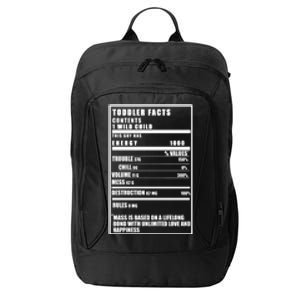 Toddler Nutrients Facts City Backpack