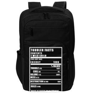 Toddler Nutrients Facts Impact Tech Backpack