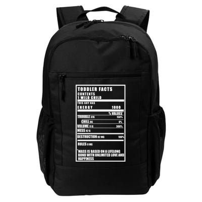 Toddler Nutrients Facts Backpack