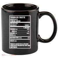 Toddler Nutrients Facts 11oz C Handle Ceramic Mug