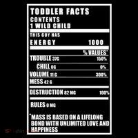 Toddler Nutrients Facts Baby Bodysuit