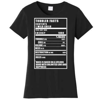 Toddler Nutrients Facts Women's T-Shirt