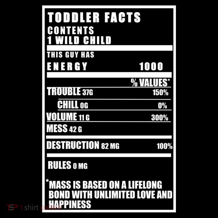 Toddler Nutrients Facts Women's V-Neck T-Shirt