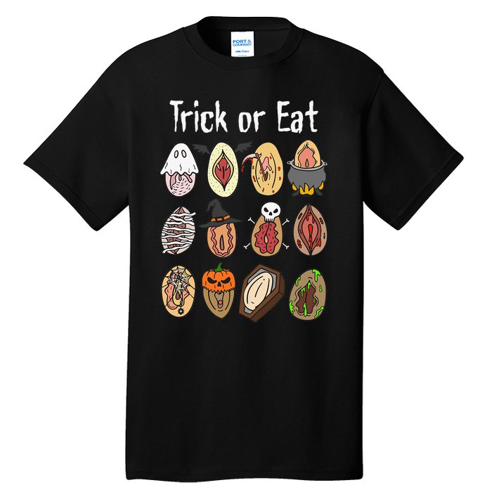 Trick Or Eat Funny Halloween Vagina Hilarious Tall T-Shirt