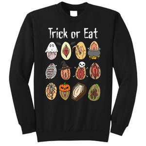 Trick Or Eat Funny Halloween Vagina Hilarious Tall Sweatshirt