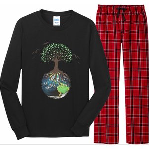 Tree On Earth Pro Environment Nature Geology Plant A Tree Long Sleeve Pajama Set