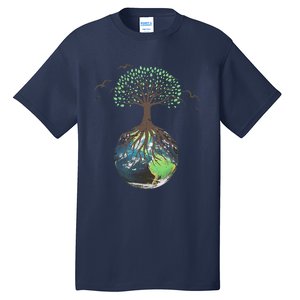 Tree On Earth Pro Environment Nature Geology Plant A Tree Tall T-Shirt