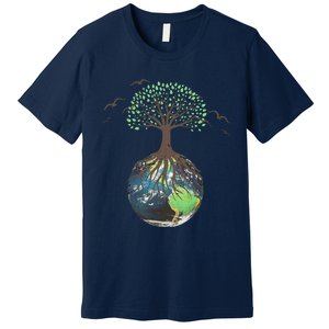 Tree On Earth Pro Environment Nature Geology Plant A Tree Premium T-Shirt