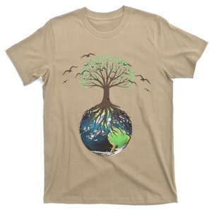 Tree On Earth Pro Environment Nature Geology Plant A Tree T-Shirt