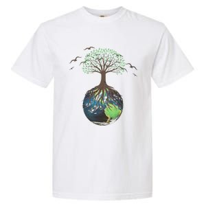 Tree On Earth Pro Environment Nature Geology Plant A Tree Garment-Dyed Heavyweight T-Shirt