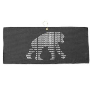 Theory Of Evolution Primate Atheism & Charles Darwin Large Microfiber Waffle Golf Towel