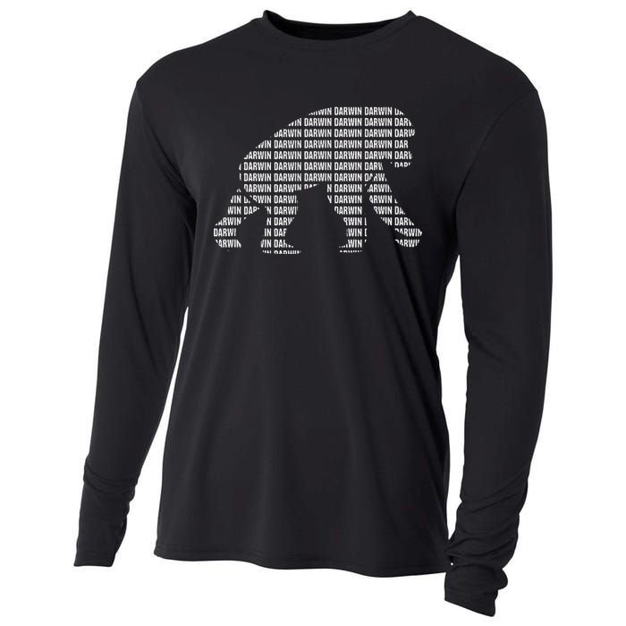 Theory Of Evolution Primate Atheism & Charles Darwin Cooling Performance Long Sleeve Crew