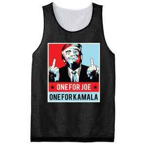 Trump One For Joe One For Kamala Mesh Reversible Basketball Jersey Tank