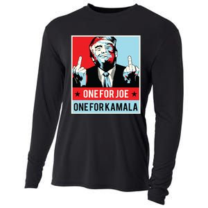 Trump One For Joe One For Kamala Cooling Performance Long Sleeve Crew