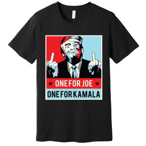 Trump One For Joe One For Kamala Premium T-Shirt