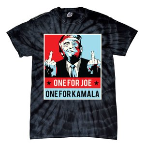 Trump One For Joe One For Kamala Tie-Dye T-Shirt