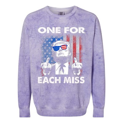 Trump One For Each Miss Colorblast Crewneck Sweatshirt