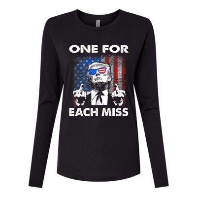 Trump One For Each Miss Womens Cotton Relaxed Long Sleeve T-Shirt