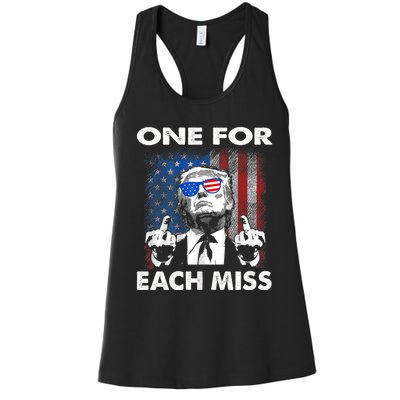 Trump One For Each Miss Women's Racerback Tank