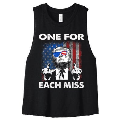 Trump One For Each Miss Women's Racerback Cropped Tank