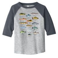 Types Of Freshwater Fish Species Fishing Toddler Fine Jersey T-Shirt