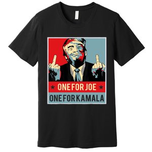 Trump One For Joe One For Kamala Premium T-Shirt