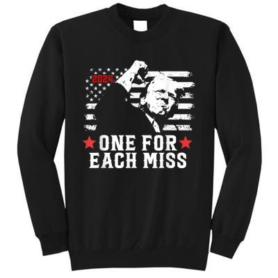 Trump One For Each Miss Trump Vote 2024 America Usa Sweatshirt