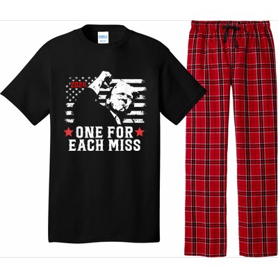 Trump One For Each Miss Trump Vote 2024 America Usa Pajama Set