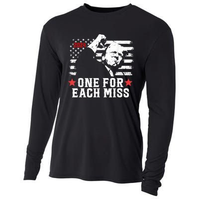 Trump One For Each Miss Trump Vote 2024 America Usa Cooling Performance Long Sleeve Crew