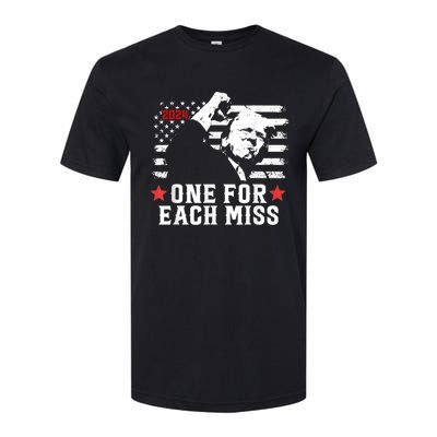 Trump One For Each Miss Trump Vote 2024 America Usa Softstyle CVC T-Shirt