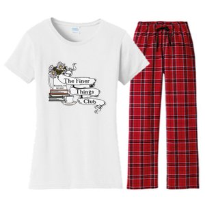 The Office Finer Things Club Women's Flannel Pajama Set