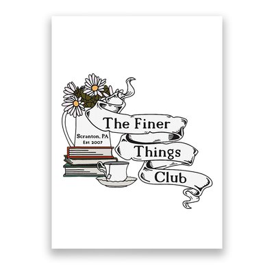 The Office Finer Things Club Poster