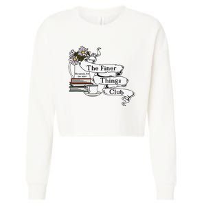 The Office Finer Things Club Cropped Pullover Crew