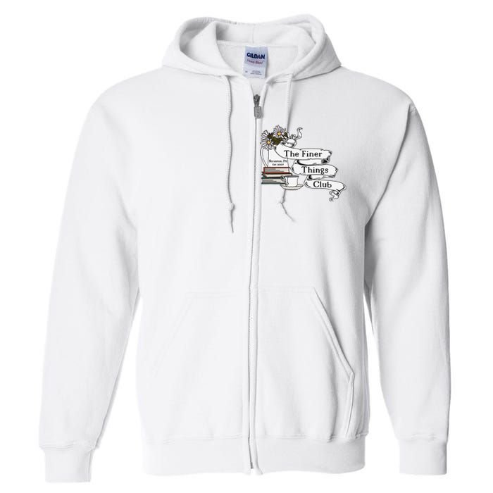 The Office Finer Things Club Full Zip Hoodie