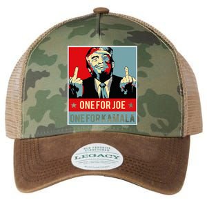 Trump One For Joe One For Kamala Legacy Tie Dye Trucker Hat