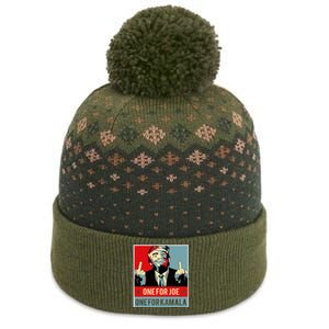 Trump One For Joe One For Kamala The Baniff Cuffed Pom Beanie