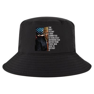 The Only Felony I Have Committed Trump Republican Cool Comfort Performance Bucket Hat