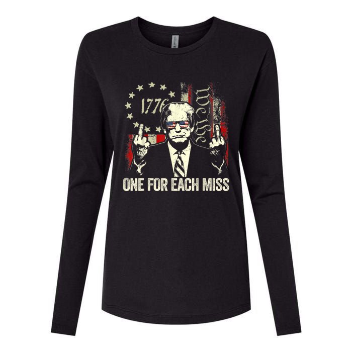 Trump One For Each Miss Womens Cotton Relaxed Long Sleeve T-Shirt