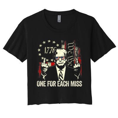 Trump One For Each Miss Women's Crop Top Tee