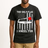 The only Flag I Kneel for Funny Ice Fishing Fisherman Tall T-Shirt