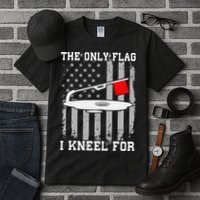 The only Flag I Kneel for Funny Ice Fishing Fisherman Tall T-Shirt