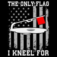 The only Flag I Kneel for Funny Ice Fishing Fisherman Sustainable Beanie