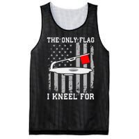 The only Flag I Kneel for Funny Ice Fishing Fisherman Mesh Reversible Basketball Jersey Tank