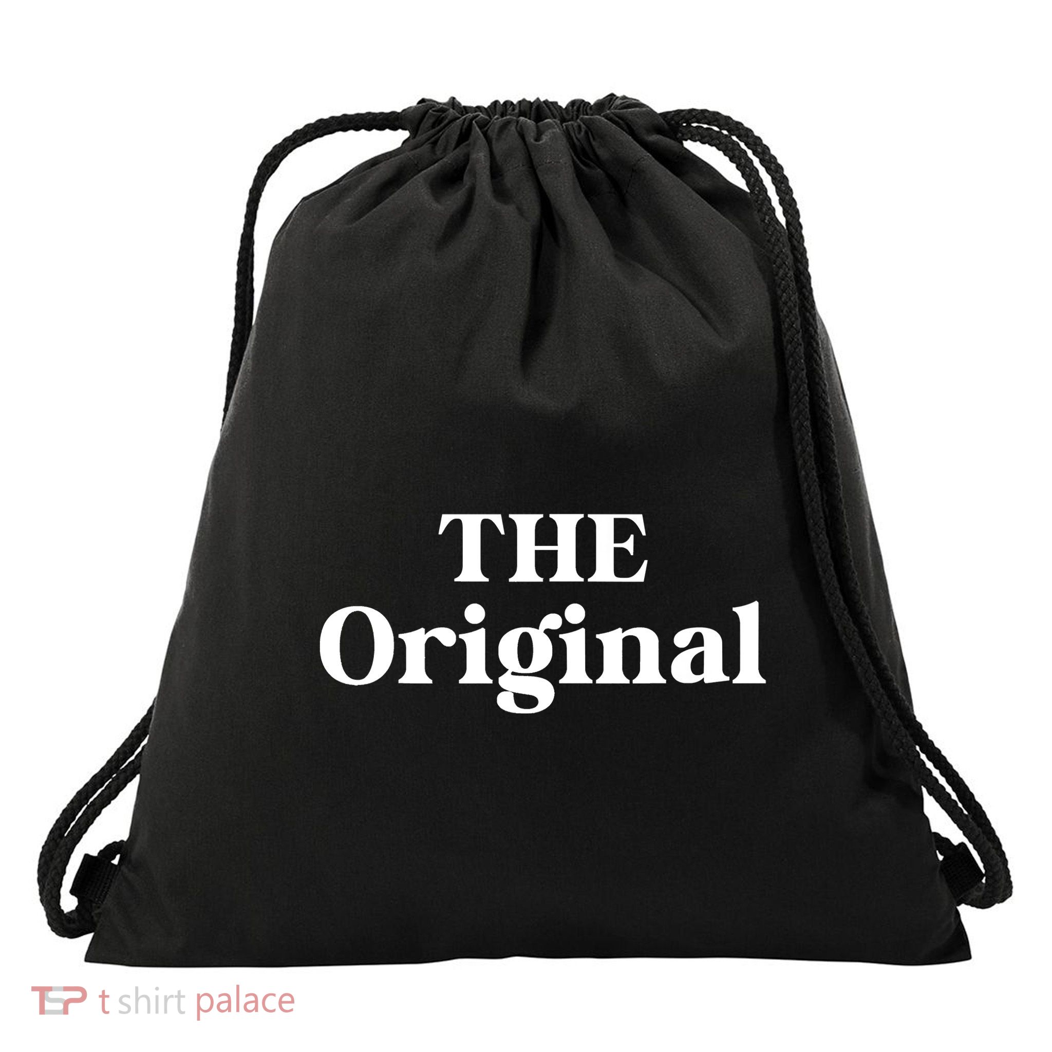 The Original Funny Siblings Matching Family Drawstring Bag