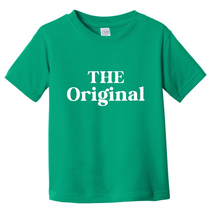 The Original Funny Siblings Matching Family Toddler T-Shirt