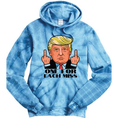 Trump One For Each Miss Political 2024 Election Trump Tie Dye Hoodie