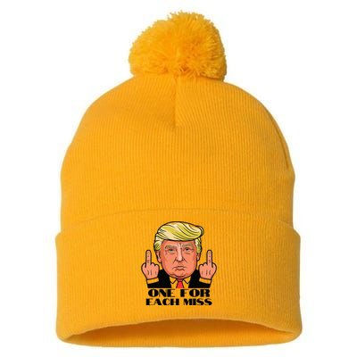 Trump One For Each Miss Political 2024 Election Trump Pom Pom 12in Knit Beanie