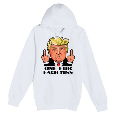 Trump One For Each Miss Political 2024 Election Trump Premium Pullover Hoodie